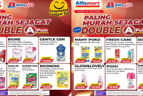 Promo Akhir Bulan Alfamart Banyak Diskon 22 Juli 2025: Sabun Gentle Gen Cuma Rp 13.000an