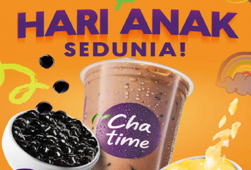 Mau Jajan Chatime Edisi Hari Anak Sedunia? Bisa Dapat Free Topping Favorit, Begini Caranya