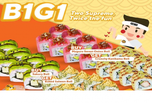 Promo Terbaru Genki Sushi Akhir September 2025: Ada Promo Buy1 Get1!