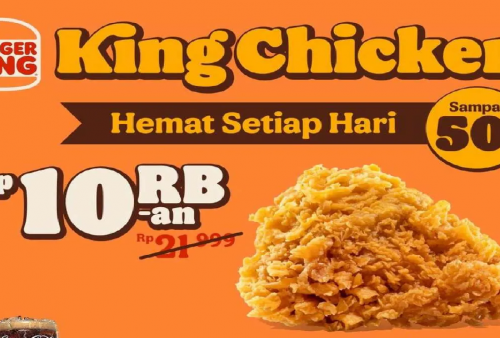 Makan Jadi Hemat! Serbu Sekarang Promo Burger King : Ada Diskon Burger Hingga  50 Persen