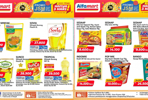 Beli Mie Instan Harga Murah! SIKAT Sekarang Promo JSM Alfamart 19-21 September 2025