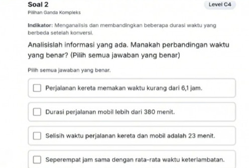 Bocoran Soal TKA Matematika 2026: Trik Cepat Menghitung Waktu Perjalanan dan Satuan!