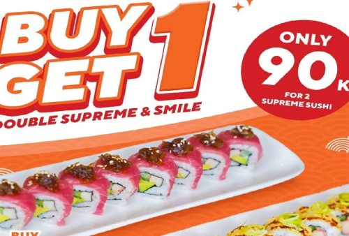 Promo Genki Sushi Buy 1 Get 1 Cuma 13–17 Oktober 2025, Intip 3 Opsi Paket Hemat