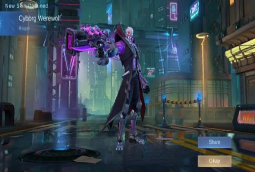 Dapatkan Skin Langka Roger Cyborg Warewolf Klaim Kode Redeem Mobile Legends Minggu 8 September 2024