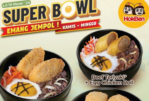 Promo Hokben 'Super Bowl' di Awal Bulan Maret, Nikmati Menu Spesial dengan Harga Terjangkau!