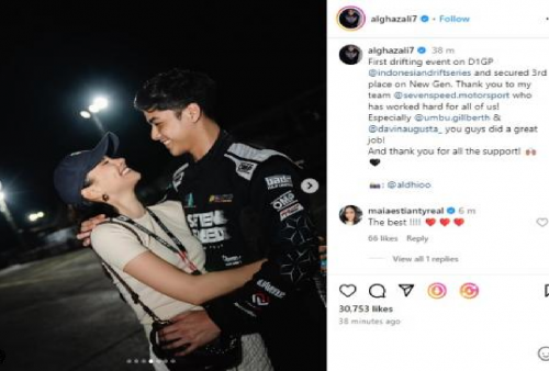 Mulai Go Public, Al Ghazali Pamer Foto Mesra Bareng Alyssa Daguise