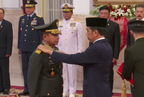 Sah! Jenderal Agus Subiyanto Resmi Dilantik Presiden Jokowi Menjadi Panglima TNI