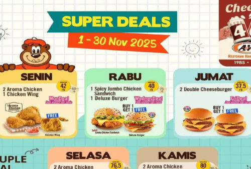 Penghabisan Bulan November 2025! Serbu Sekarang Promo A&W Super Deals Mulai Harga Rp37.000an