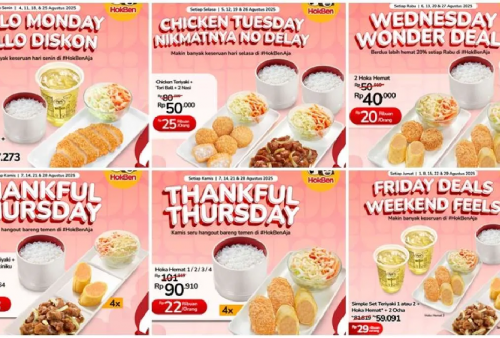 Ada Lagi Promo Hokben Spesial Jumat, Makan Hemat Agustus 2025 Mulai Rp 20.000an