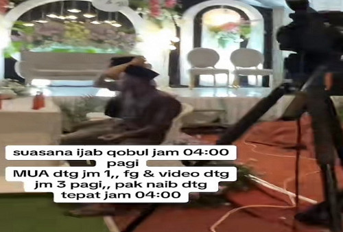 Viral Akad Nikah Dini Hari di Kudus, Sewa MUA Datang Jam 1 Pagi Buta!