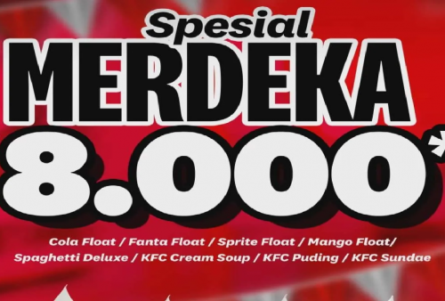 Spesial Bulan Kemerdekaan 2025, KFC Berikan Promo Spesial: Ragam Menu Favorit Cuma Rp 8.000