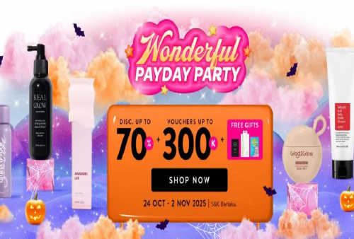 Promo Payday Sociolla Oktober-November 2025: Cleansing Oil-Lip Serum Ada Diskon 70 Persen