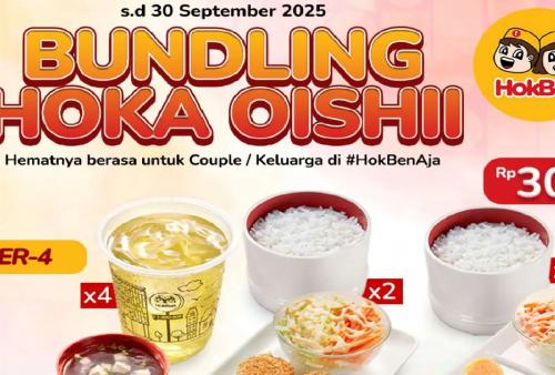 Lirik Promo Bundling Hoka Oishii September 2025: Paket Rame-Rame Mulai Rp30.000an Aja!