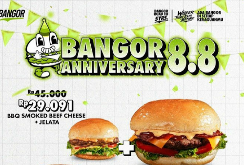 Jangan Lewatkan Promo Spesial Burger Bangor 5th Anniversary, Nikmati Harga Terbaik untuk Menu Terlezat!