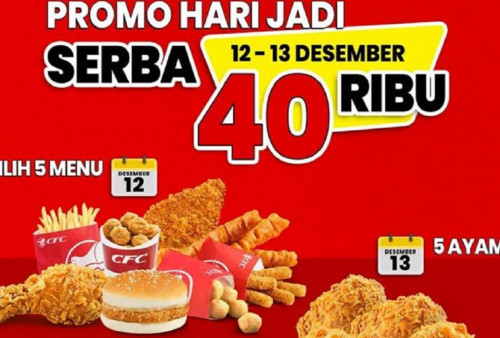 Promo Spesial Hari Jadi CFC Ke-40: Nikmati 5 Menu dengan Harga Rp40.000 Aja!