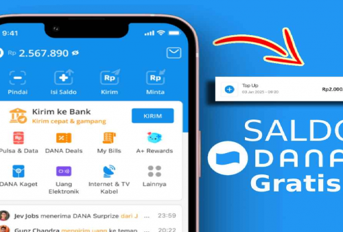Cair Cepat Saldo DANA Rp 50.000 dari Aplikasi, Akses Sekarang Buat Raih Hadiah Utama!