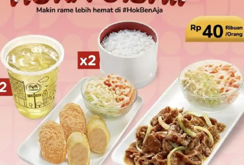 Promo Hokben April 2026: Hoka Murmer Cuma Rp 18 Ribuan Aja