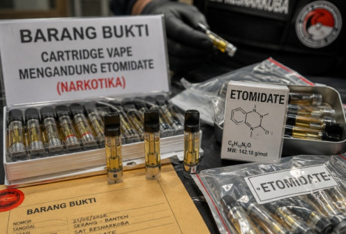 Polri Sita 857 Cartridge Etomidate, Jejak Jaringan Internasional Mulai Dibongkar