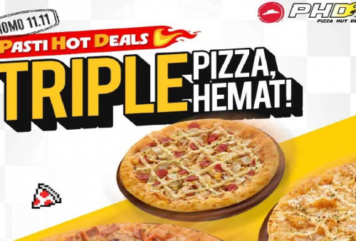 BARU! Promo 11.11 PHD Beli Paket 3 Pizza Favorit Hanya Rp 37.000an