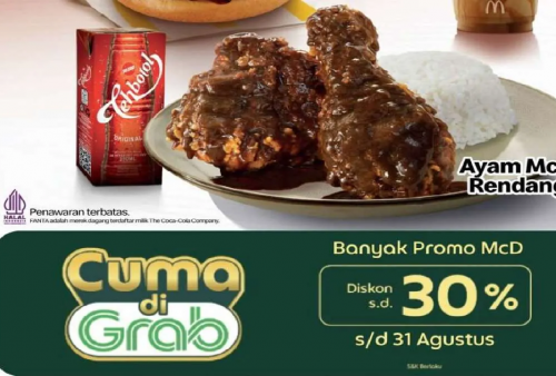 Ambil Promo McD Berlaku Pemesanan di Grabfood: Ada Diskon 30 Persen!