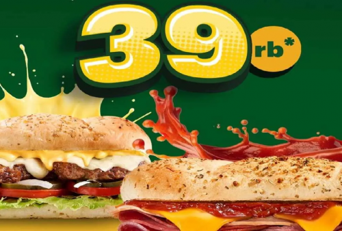 Hari Terakhir Promo Subway: 2 Varian Sandwich Favorit Cuma Rp39 Ribuan Aja