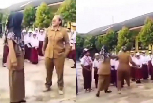 Guru di Lampung Viral Usai Ancam Cekik Siswa SD, Murid Menangis Ketakutan