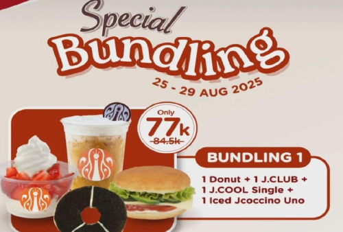 Promo JCO Terbaru Special Bundling: 1 Paket Isi 4 Menu Bayar Nggak Sampai Rp100.000