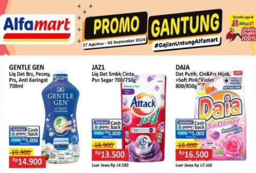 Emak-emak Merapat! Ada Promo Deterjen di Alfamart, TipTop dan Superindo