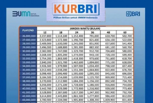 KUR BRI 2026 Jadi Rebutan! Pinjam Rp300 Juta Cicilan Perbulan Mulai Rp1 Jutaan, Cek Syarat Pengajuannya