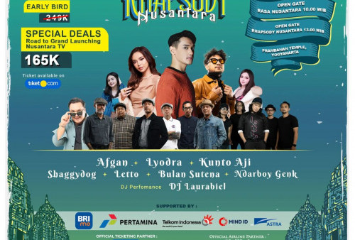 Afgan, Lyodra, dan Banyak Artis Keren Meriahkan Konser Rhapsody Nusantara di Jogja: Jangan Ketinggalan!