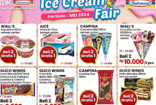 Nikmati Promo Ice Cream Fair Indomaret di Bulan Mei 2024: Ada Diskon Spesial Khusus Buatmu!