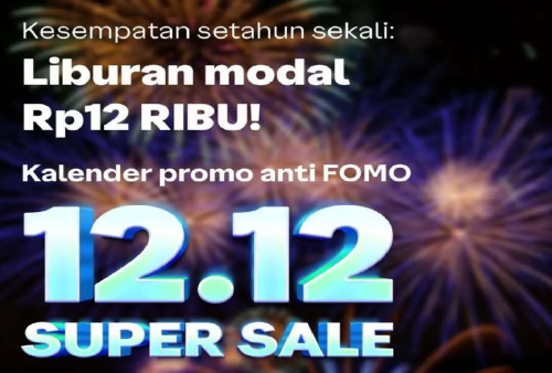 SERBU Promo Traveloka Jelang 12.12: Bisa Liburan Seru Mulai Rp12.000