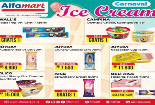 Promo Es Krim AICE Beli 2 Gratis 1 di Indomaret