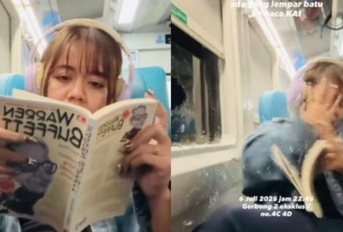 Viral Aksi Pelemparan Batu ke KA Sancaka, Penumpang Terkena Serpihan Kaca