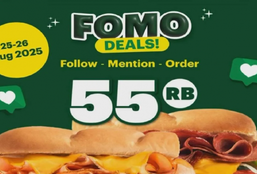Hari Terakhir Promo Subway: Beli 2 Sandwich Beef atau Chicken Cuma Rp55.000