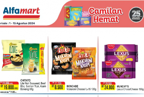 Jangan Lewatkan! Promo 'Camilan Hemat' dari Alfamart untuk Waktu Santai Lebih Menyenangkan