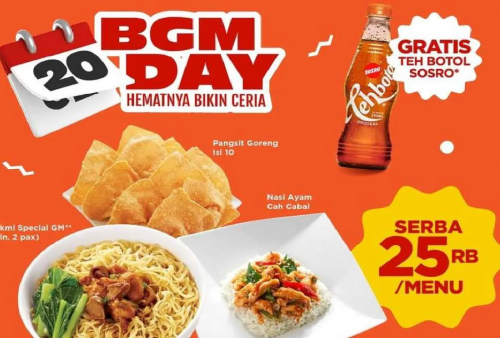 Sisa 2 Hari Lagi! Rebut Sekarang Promo Bakmi GM: Bakmi atau Nasi Mulai Rp 20.000an Aja