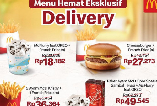 Menu Hemat Eksklusif Delivery McDonald's: Nikmati Promo Spesial Mulai Rp 18.000-an!