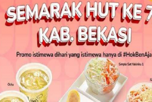 Warga Bekasi Bisa Makan HokBen Berdua Cuma Rp37.000 per Orang, INI Syaratnya