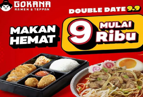 Promo 9.9 Gokana Ramen: Nikmati Menu Favorit Mulai Rp 9.000 Saja