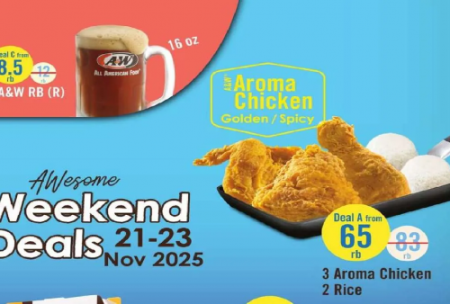 BESOK TERAKHIR! Cek Promo Terbaru Makan A&W: Aroma Chicken Hemat + Free Deluxe Burger