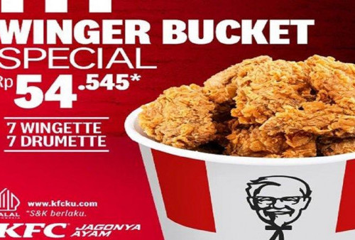 Promo Spesial KFC 11 Juli 2024: Winger Bucket Cuma Rp 54 Ribu untuk Makan Siang, Jangan Lewatkan!