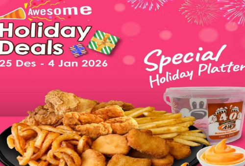 Promo A&W Special Holiday Berlaku sampai 4 Januari 2026: Paket Komplit Ramean Hemat