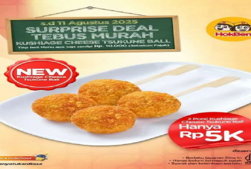 Makan Hemat di Hokben Cuma Goceng Aktif Sampai 11 Agustus 2025