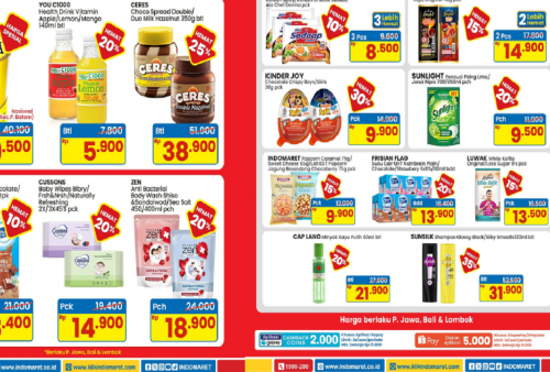Promo JSM Indomaret 19-21 September 2025: Sabun Mandi Cair dan Shampoo Mulai Rp17.000an