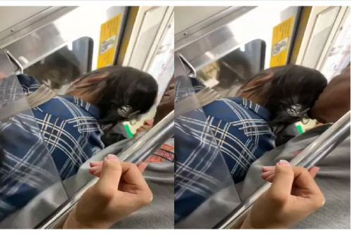 Viral! Penumpang KRL Wanita Diciumi Rambutnya oleh Penumpang Lelaki, Videonya Bikin Geger