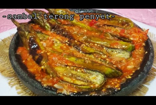 Resep Sambal Terong Penyet Praktis dan Nikmat, Lauk Sederhana yang Selalu Bikin Nambah Nasi