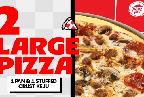 Berlaku Setiap Senin-Kamis Promo Pizza HUT: Paket Hemat 2 Large Pizza Dapat Diskon 30 Persen!