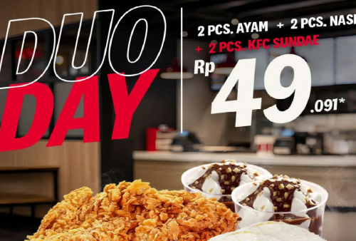Rabu Hemat dengan Promo KFC Duo Day: Makan Berdua Paket Komplit Cuma Rp49.000an