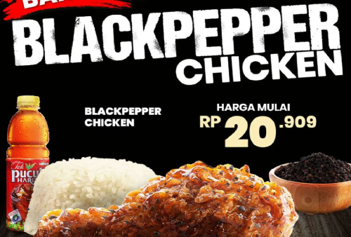 Menu Baru! Ambil Sekarang Promo CFC Blackpepper Chicken Mulai Rp 20.000an